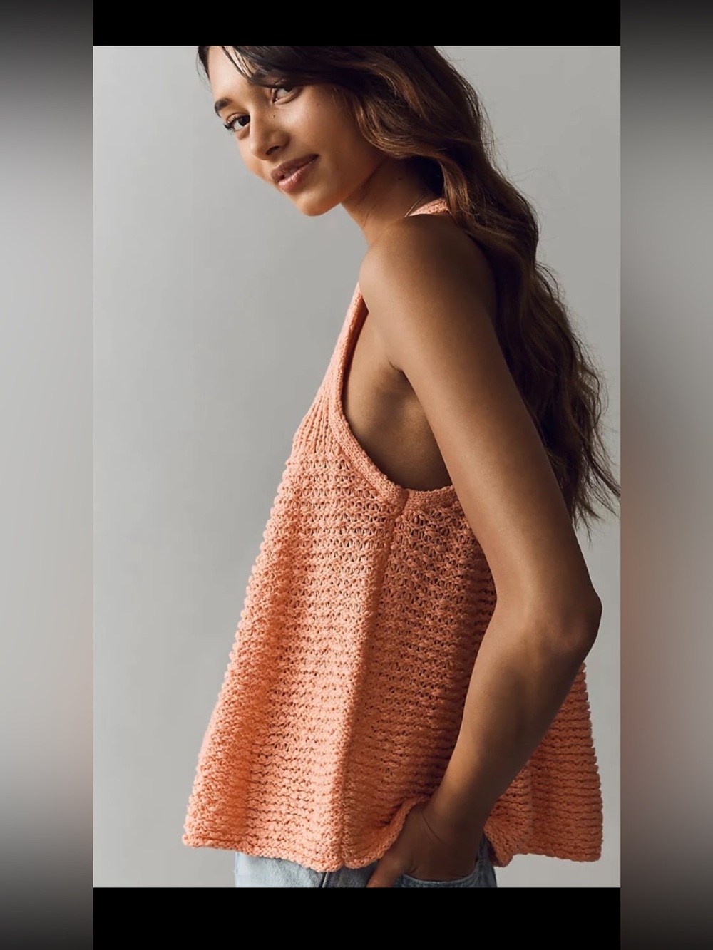 Pilcro Pink Swing Sweater Tank